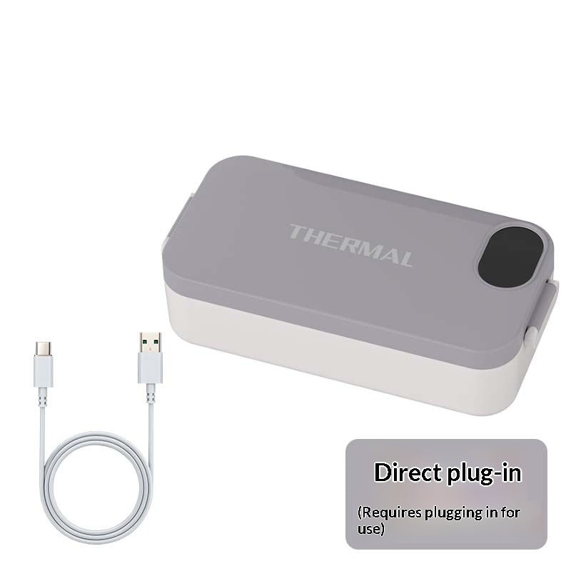 Self-Heating Electric Lunch Box β USB Portable Food Warmer