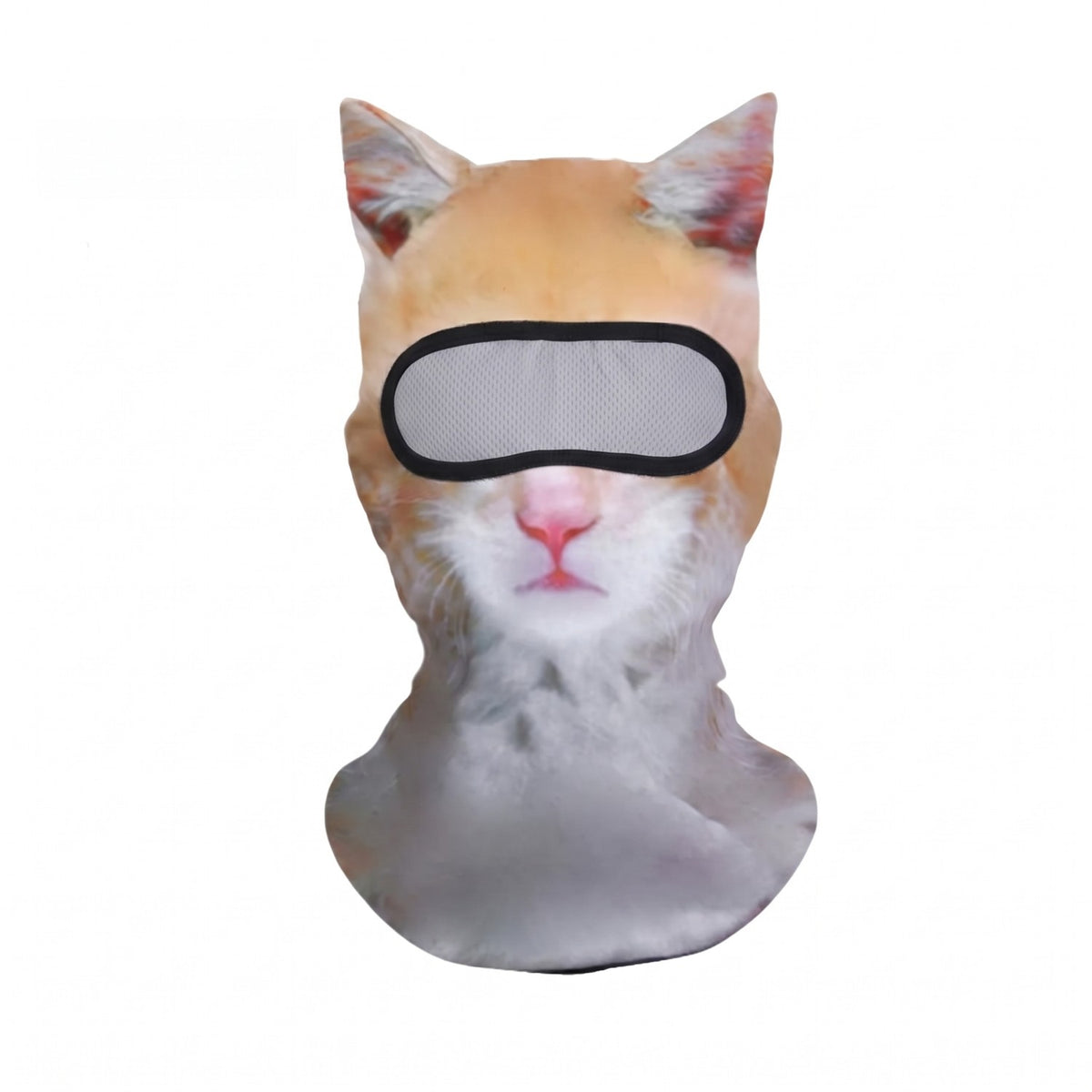 Cream cat 3D print balaclava