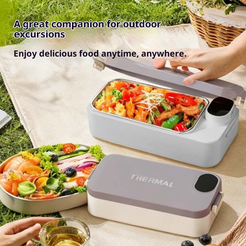Self-Heating Electric Lunch Box β USB Portable Food Warmer