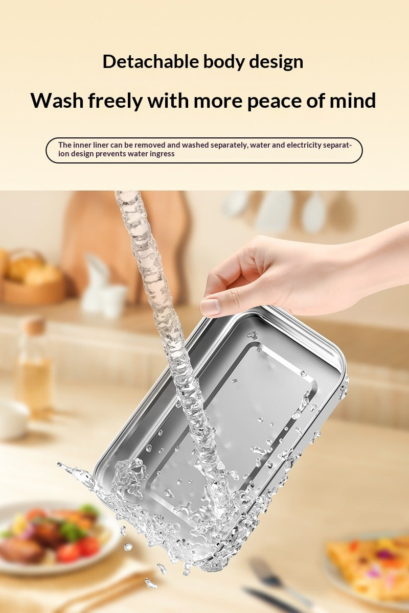 Self-Heating Electric Lunch Box β USB Portable Food Warmer
