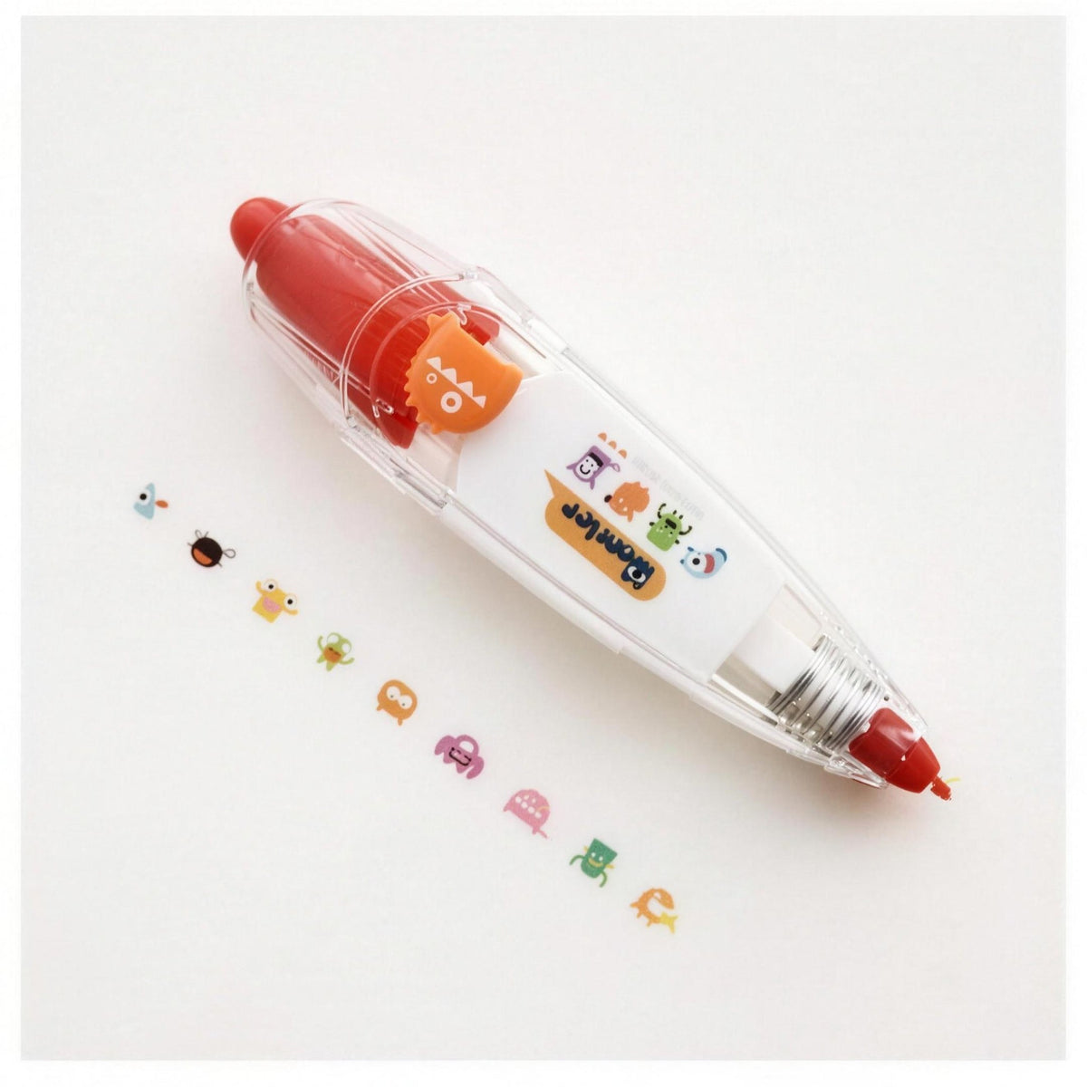 Decorative tape pen, monsters design