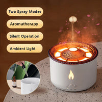 Volcano Flame Aroma Diffuser - Misting Humidifier & Mood Night Light 2