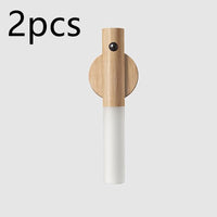 Auto LED USB Magnetic Wireless Night Light Corridors Porch Lights PIR Motion Sensor Wall Light Cabinet Lamp 12