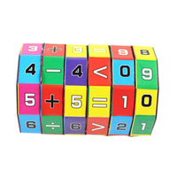 Cylindrical Six-Sided Math Cube for Kids Learning Toy 6