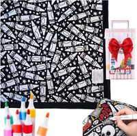 DIY Coloring Blanket With Markers 31