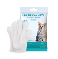 Pet Cleaning Gloves & Wipes 10