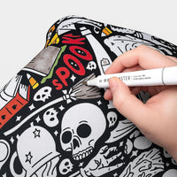 DIY Coloring Blanket With Markers 5