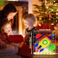 LED Acrylic Drawing Board DIY Erasable Luminous Writing Boards With Stand USB Plug Message Board With NightLight 8