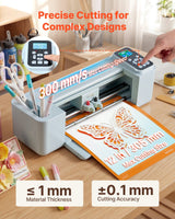 12-Inch Vinyl Cutting Machine — Button-Controlled Craft Cutter with Bluetooth, Wi-Fi & USB 4