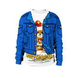 Ugly Christmas Sweater — Funny 3D Print Holiday Pullover (Unisex) 8