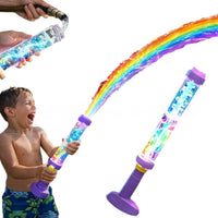 Glowing Rainbow LED Water Blaster — Light-Up Pull-Out Water Cannon 1