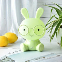 Cute Rabbit Glasses Table Lamp - USB Cartoon Night Light 7