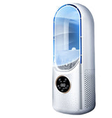 Portable USB Air Cooler & Humidifier — Silent Leafless Desk Fan 8