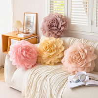 Princess Style 3D Sheer Floral Pillowcase for Bedroom 14