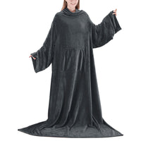 Cozy Wearable Blanket — Oversized Sleeved Throw with Giant Pocket 6