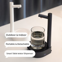 Desk Dispenser Electric Water Gallon Automatic Water Bottle Dispenser Rechargeable Water Dispenser 4