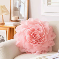 Princess Style 3D Sheer Floral Pillowcase for Bedroom 18