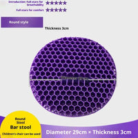 Honeycomb Gel Seat Cushion - Breathable Pressure-Relief Comfort Pad 10