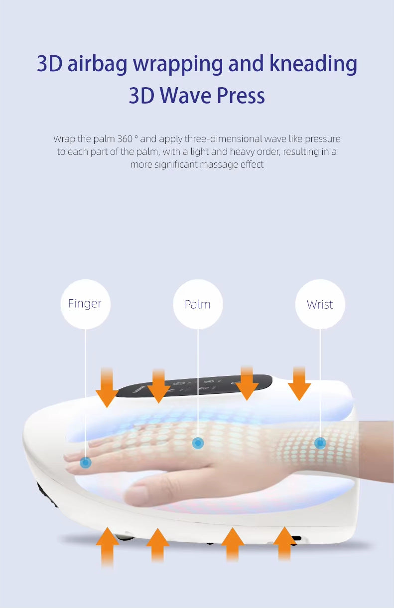 3D airbag wrapping and kneading wave press