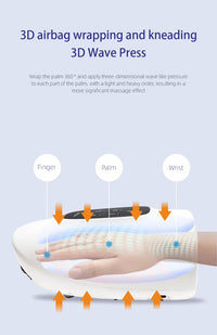 Cordless Heated Hand Massager — Air Compression Hand Spa with Timer 3