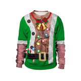 Ugly Christmas Sweater — Funny 3D Print Holiday Pullover (Unisex) 4