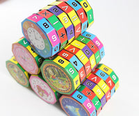 Cylindrical Six-Sided Math Cube for Kids Learning Toy 1