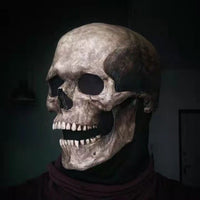 Movable Jaw Skull Mask — Full-Head Latex Halloween Mask 1