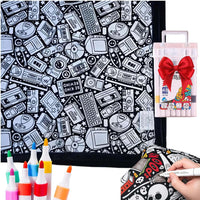 DIY Coloring Blanket With Markers 30