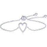 Matching Hearts Bracelet Set — Keep One, Gift the Other (Gold or Silver) 14