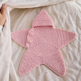 Starfish Baby Romper — Hooded Knit One-Piece 3