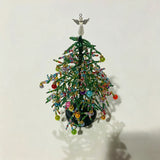 DIY Beaded Christmas Tree Kit — Light-Up Tabletop Tree You Build Yourself 6