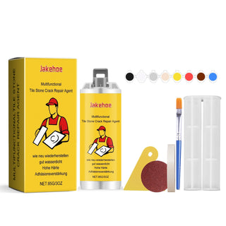 Tile & Stone Crack Repair Gel — Waterproof Ceramic Filler Kit (8 Colors)