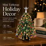 DIY Beaded Christmas Tree Kit — Light-Up Tabletop Tree You Build Yourself 2