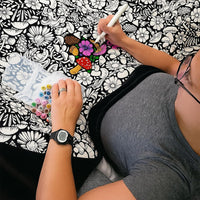 DIY Coloring Blanket With Markers 11