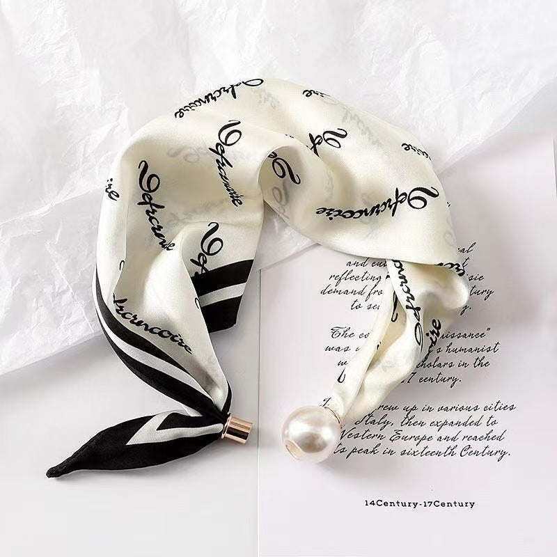 Script letters neckerchief