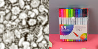 DIY Coloring Blanket With Markers 2
