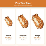 Sleepy Cat Floor Mat — Cute Animal-Shaped Rug in 5 Designs 8