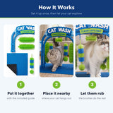 Cat Wash Self-Grooming Arch — Car Wash Style Brush Station for Cats 4