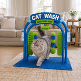 Cat Wash Self-Grooming Arch — Car Wash Style Brush Station for Cats 1