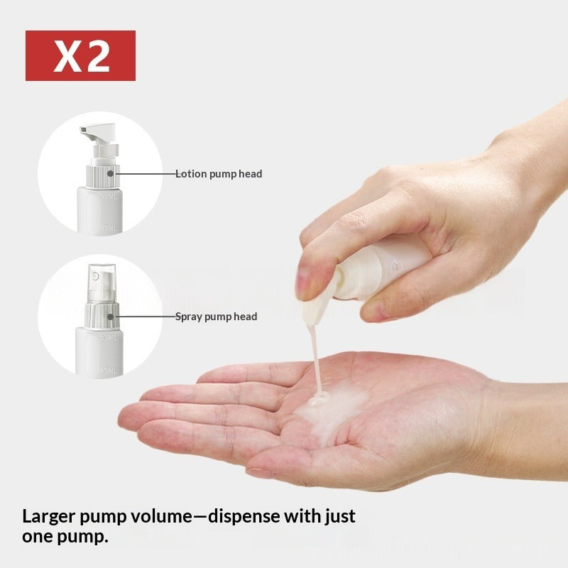 4-in-1 Travel Dispenser Bottle — Wall-Mount Collapsible Silicone