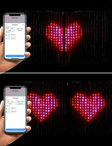 Smart LED Curtain Lights — 400 Color-Changing LEDs with App, Music Sync & DIY Patterns 16
