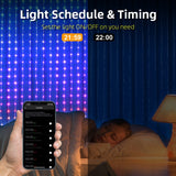 Smart LED Curtain Lights — 400 Color-Changing LEDs with App, Music Sync & DIY Patterns 10