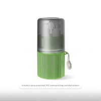 4-in-1 Travel Dispenser Bottle — Wall-Mount Collapsible Silicone 4