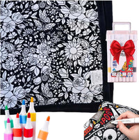 DIY Coloring Blanket With Markers 38
