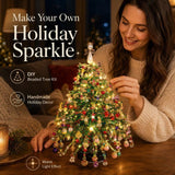 DIY Beaded Christmas Tree Kit — Light-Up Tabletop Tree You Build Yourself 1
