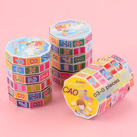 Cylindrical Six-Sided Math Cube for Kids Learning Toy 3