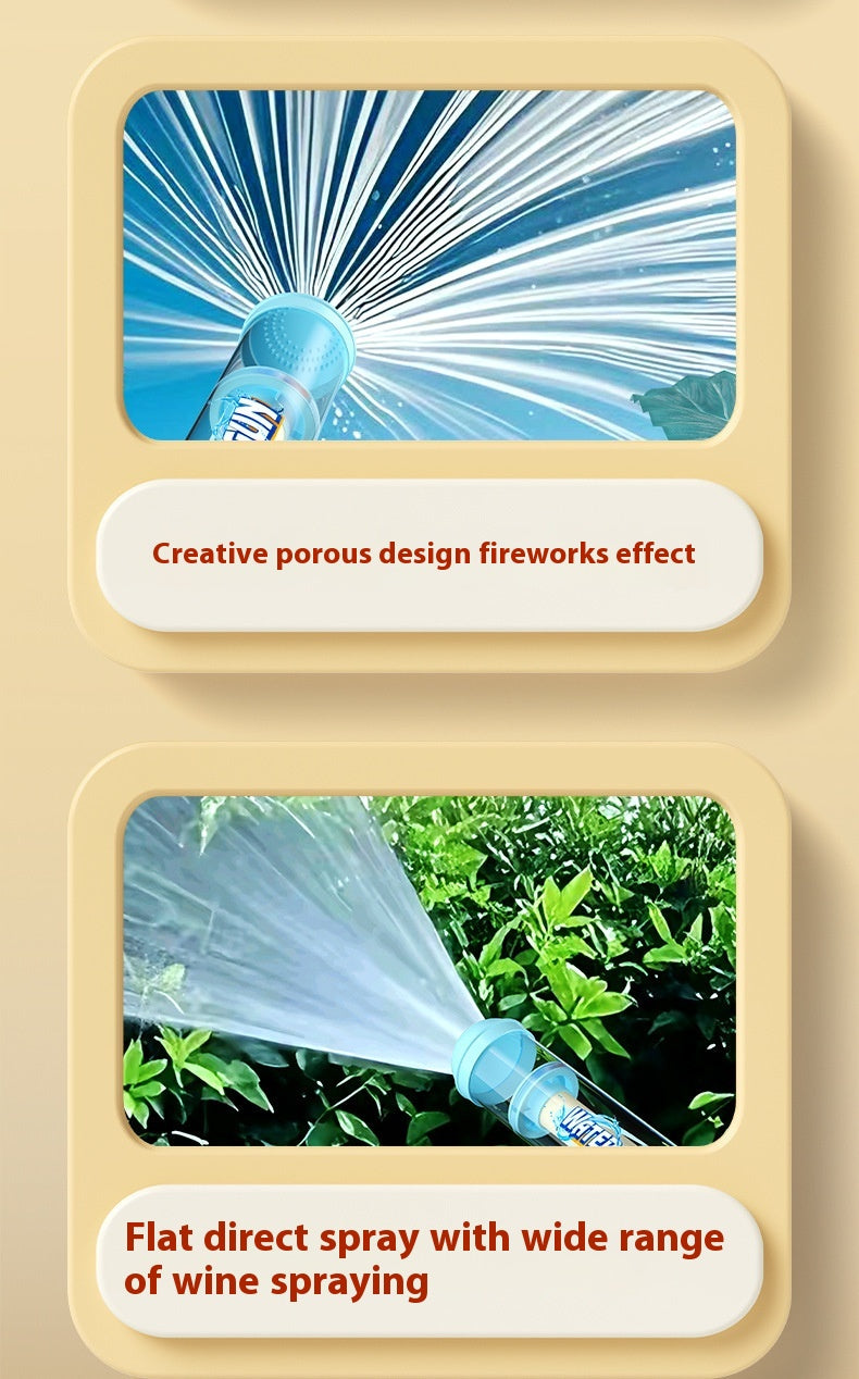Fireworks and fan spray effects