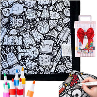 DIY Coloring Blanket With Markers 32