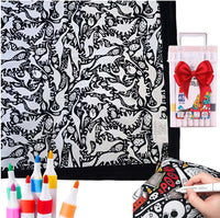 DIY Coloring Blanket With Markers 4