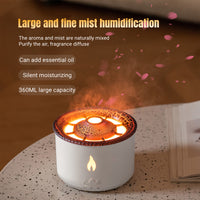 Volcano Flame Aroma Diffuser - Misting Humidifier & Mood Night Light 4